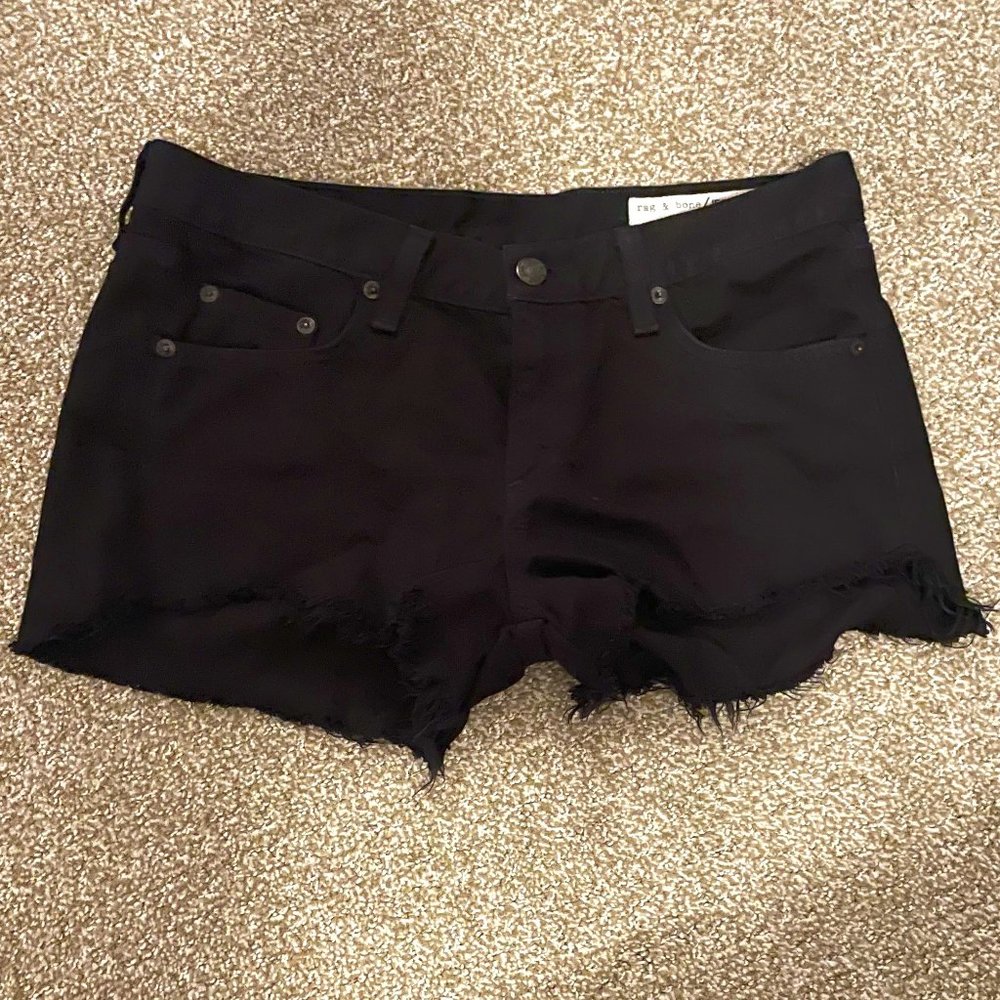 rag & bone/JEAN black jean shorts